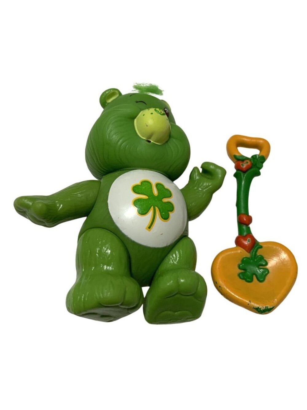 Vintage Care Bears Good Luck 1983 Figure Shovel Accessory American Greetings